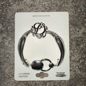 Silver Letter D Spoon Bracelet